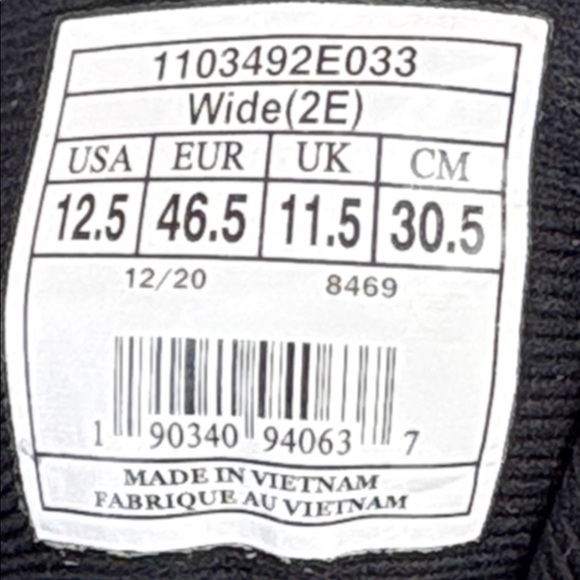 Brooks Men's Black and White Athletic Shoes size 12.5 - Picture 8 of 8